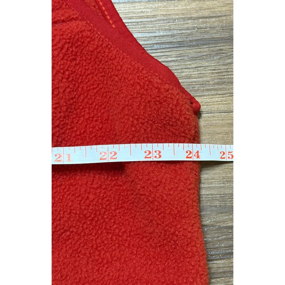 VTG Y2K Patagonia Synchilla Full Zip Lightweight Fleece Vest Red Men's Sz XL